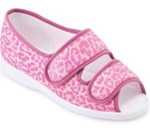 Cosyfeet Extra Roomy Mollie Women's Slipper Sandal 3 Colour (6E Width) UK 3 to 9