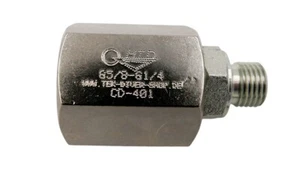 Gewindeadapter Druckluft G 5/8" Innengewinde 200bar - G 1/4" Aussengewinde - Picture 1 of 3