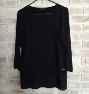 Ivanka Trump Blouse "Eve" Black Timeless sz 38 Versatile - Picture 1 of 6