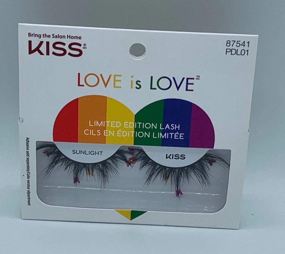 KISS Love is Love False Lash Limited Edition Sunlight Pride Lashes 87541 - Image 1 of 1