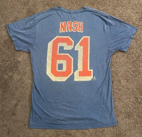 Men's New York Rangers CCM Rick Nash T-Shirt Jersey #61 Medium Cover