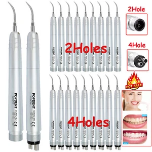 1-10pcs Dental Ultrasonic Air Perio Scaler Handpiece 2/4-Holes 3 Tips G1 G2 G4 - Picture 1 of 36