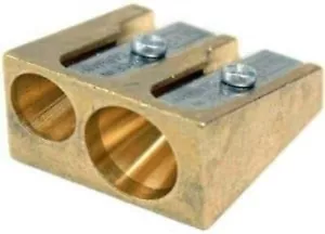 (M+R) Brass Artists Pencil Sharpener - Choose from 4 Shapes! Made in Germany ... - Picture 1 of 1
