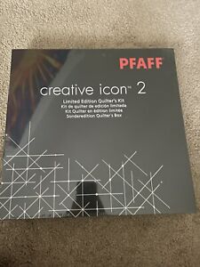 Pfaff Creative Icon 2  Quilters Kit Limited Edition I New Unopened Box