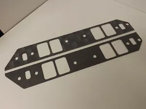 High Performance Square Port Big Block Chevrolet intake gaskets .060" thick - Picture 1 of 3
