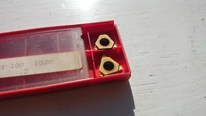 2 Sandvik threading inserts R166.0G-16NT01-180 1020 ( R166 60° 18tpi NPT RH ) - Picture 1 of 2