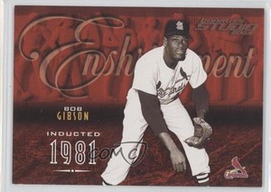 2003 Donruss Studio Enshrinement /750 Bob Gibson #E-38 HOF