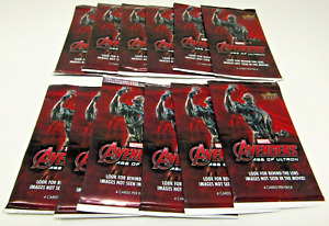 2015 AVENGERS AGE OF ULTRON TRADING CARDS LOT OF 12 PACKS NEW TY3088