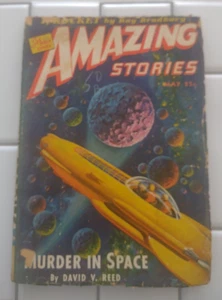 Amazing Stories May 1944 Pulp Fantasy Magazine - Picture 1 of 11