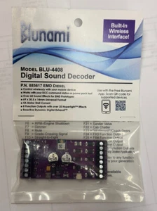 Soundtraxx BLU-4408 885617 BLUNAMI EMD DIESEL Sound, 8 Function Universal - Picture 1 of 1