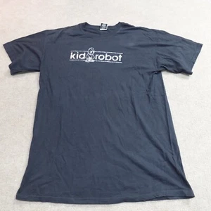 Kid Robot Mens T-shirt XL Black Spellout - Picture 1 of 7