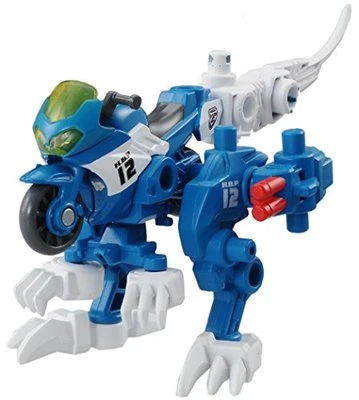 TAKARA TOMY TOMICA HYPER SERIES Hyper Blue Police HBP12 Honda VFR Dinoraptor NEW - Image 1 of 3
