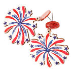 Novel Shape Design Independence Day Ear Earring Miss Jewelry Metal