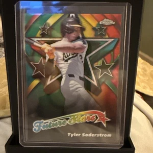 2025 Topps Chrome Future Stars Tyler Soderstrom Oakland Athletics A's - Picture 1 of 10