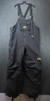Mono baberos Klim Gore Tex XCR para hombre 3XLT negro pantalones para nieve forrados para moto de nieve Foto 1 de 4