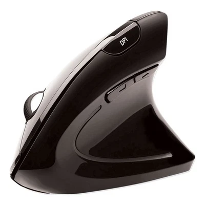 Adesso IMOUSEE10 Right Hand Wireless Vertical Ergonomic USB Mouse - Black New - Image 1 of 4
