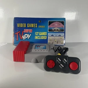 Consola de videojuegos Systema Super Tv Boy 1997 rara en caja coleccionable - Imagen 1 de 8