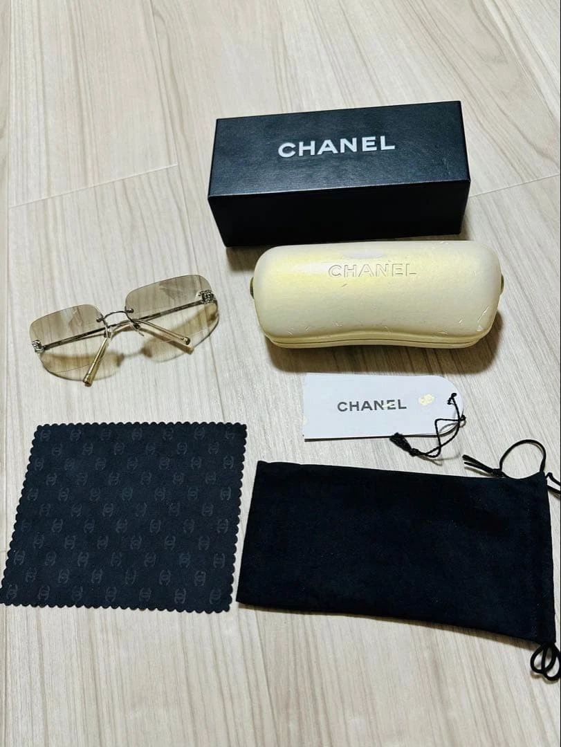 archive CHANEL sunglasses ケースなし CHANEL Rimless Sunglasses for