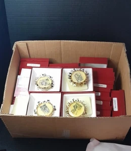 Set of 26 Hummel Gold Ornament Collection Danbury Mint Christmas - Picture 1 of 8