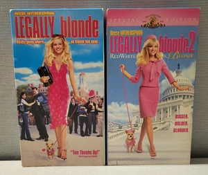 Legally Blonde 1 & 2 VHS Set Reese Witherspoon 2001, 2003 Komödie - Bild 1 von 3