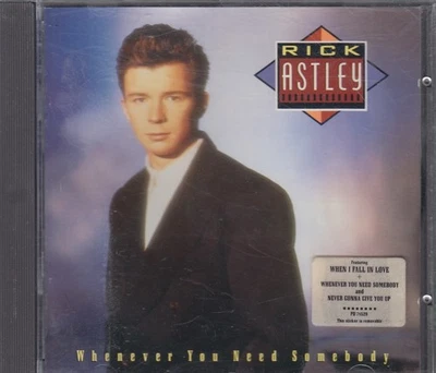 RICK ASTLEY "Whenever You Need Somebody" CD-Album - Bild 1 von 2