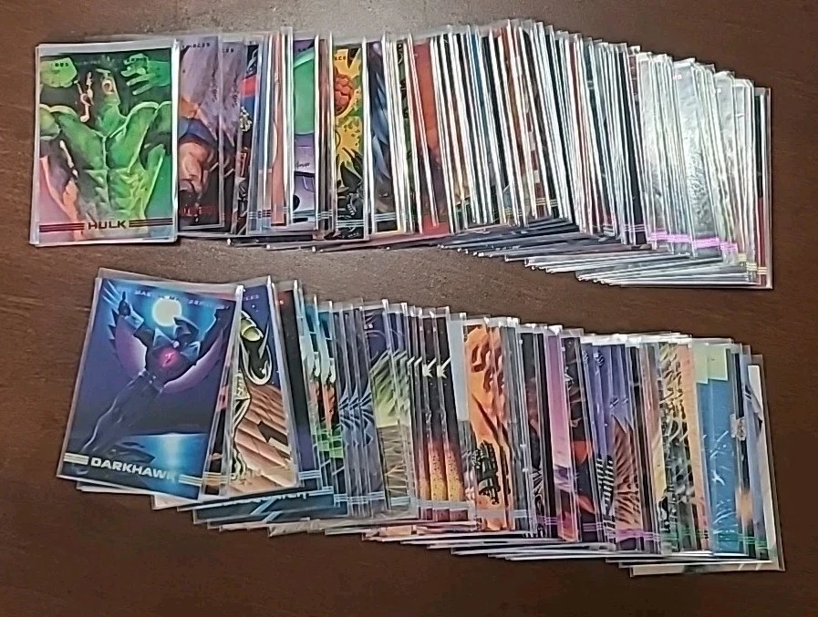 1993 MARVEL MASTERPIECES 136 CARD LOT SOME DUPLICATES - Image 1 of 4