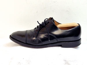 Loake Hecho en Inglaterra Hombres Zapatos Formales Cuero Completo Negro Reino Unido 10 UE 44 - Imagen 1 de 9