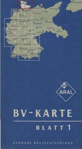 BV-Karte Blatt 1., Flensburg und Lübeck (Ausgabe Westdeutschland) / Herausgeber: - Picture 1 of 1
