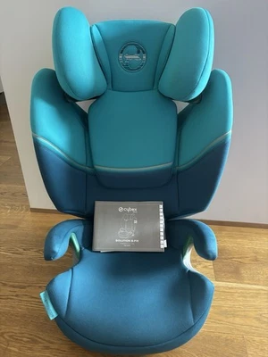 Cybex Solution S-Fix Autositz 15-36kg, Petrol In Einem Sehr Guten Zustand - Bild 1 von 3