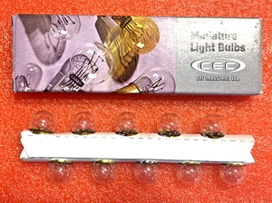 CEC Light Bulb Lamp - Type #89 - Box of 10 for pinball machines & more *NEW* - Picture 1 of 2