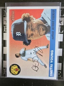 2004 Topps Heritage Old Logo Variation Dmitri Young #8 - Picture 1 of 2