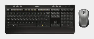 Logitech MK520 Full-size Wireless Keyboard and Mouse Combo - Black - Afbeelding 1 van 5