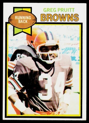 Greg Pruitt, 1979 Topps, #455, Cleveland Browns, - Image 1 of 2