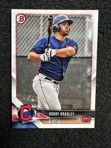 BOBBY BRADLEY #BP24 2018 Bowman Baseball QTY Cleveland Indians - Picture 1 of 2