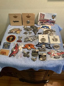 LOTE 30+ CAJONES CHATARRA PIN CERDO STURGIS MOTOCICLISTA HARLEY DAVIDSON VINTAGE - Imagen 1 de 11