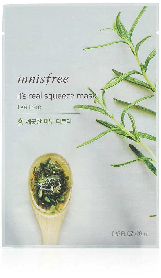 Innisfree It's Real Squeeze Face Mask - Nourishing & Hydrating - *TEA TREE* - Image 1 of 1