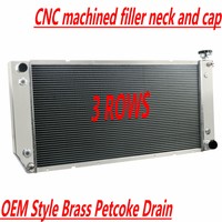 2ROW HD RADIATOR 1520 FIT 1988-2000 CHEVY C//K SERIES PICKUP TAHOE 5.7 w//34/"