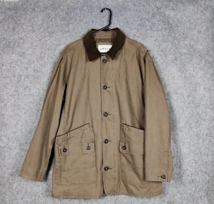 Orvis Jacket Mens Size XL Brown Barn Chore Field Coat Workwear Quilted Utility - Picture 1 of 11