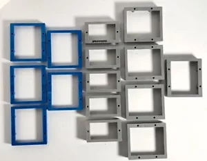 2-Gang 1/2 In. Electrical Receptacle Box Extension Ring (10 Pack) & 1-Gang 3/4 - Picture 1 of 11