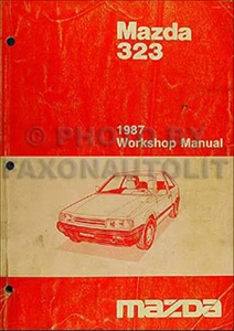 1987 Mazda 323 Shop Manual 87 Original Repair Service Book OEM  - Bild 1 von 1