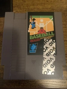 Baseball NES 5 Screw Variant Authentic Nintendo NES Game Black Label - Picture 1 of 4