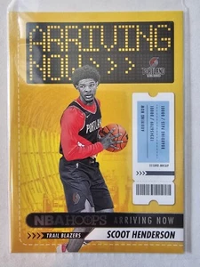 2023-24 NBA Hoops Scoot Henderson Rookie Arriving Now #4 - Picture 1 of 2