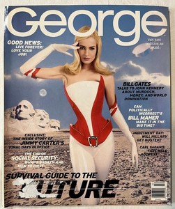 VHTF GEORGE February 1997 2-97 Magazine Bill Gates Unread Kennedy Feb 97 SeePics