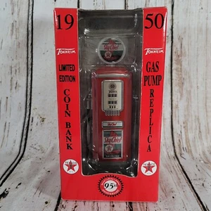 Texaco Limited Edition Getriebe Sky Chief Gaspumpe Replik Münzbank 95. Jahre - Bild 1 von 8
