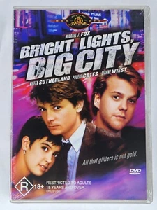 Bright Lights, Big City (DVD 2005) 1988 movie Michael J Fox Region 4 new sealed - Picture 1 of 2