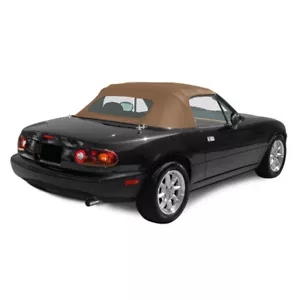 Mazda Miata Convertible Top, Plastic Window Factory Style, Tan - Bild 1 von 2