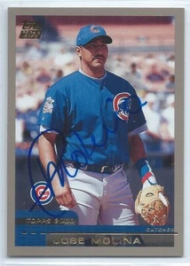 Jose Molina signed 2000 Topps traded baseball card Chicago Cubs autograph - Picture 1 of 1