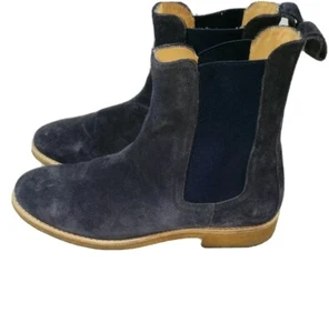 Represent Co Chelsea Boots Men Size 7 | 40 Ankle Suede Navy BlueMade in Italy - Picture 1 of 9