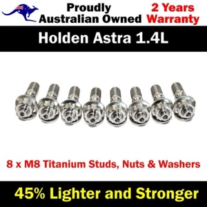Titanium Exhaust Manifold & Turbo Charger Stud Kit For Holden Astra 1.4L - Picture 1 of 4