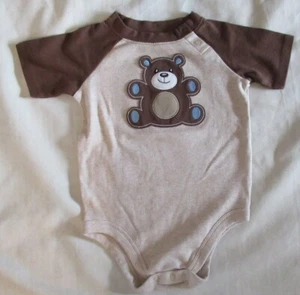 Baby boy Garanimals short sleeve one piece with bear on front 24 mos - Picture 1 of 3
